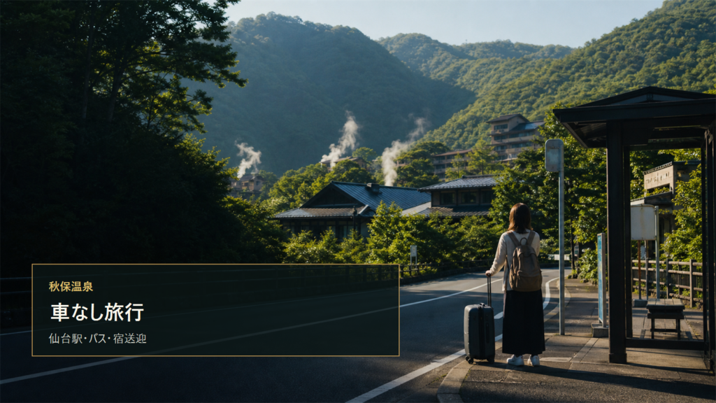 秋保温泉で車なし旅行に向く宿泊エリアまとめ