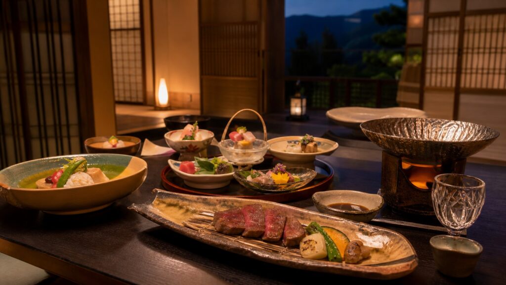 有馬温泉で夕食が楽しみな宿7選のアイキャッチ画像