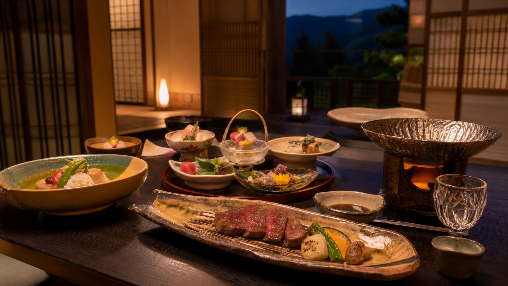 有馬温泉で夕食が楽しみな宿7選のアイキャッチ画像