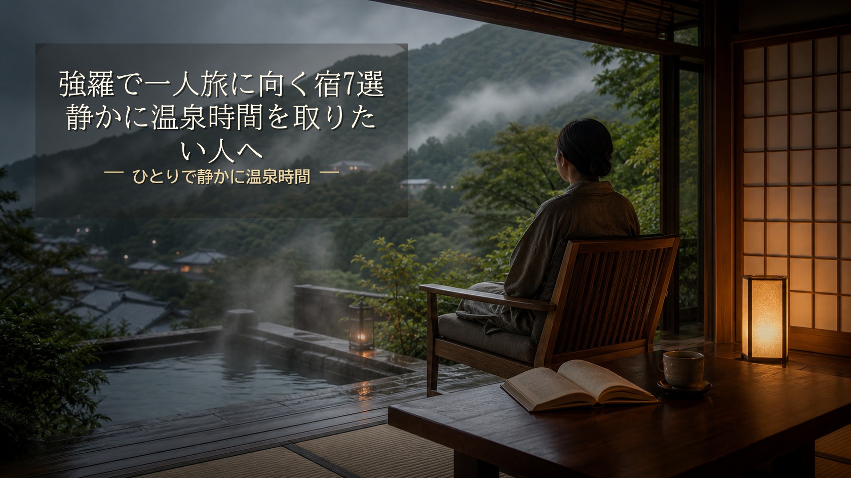 強羅で一人旅に向く宿7選｜静かに温泉時間を取りたい人へのアイキャッチ画像
