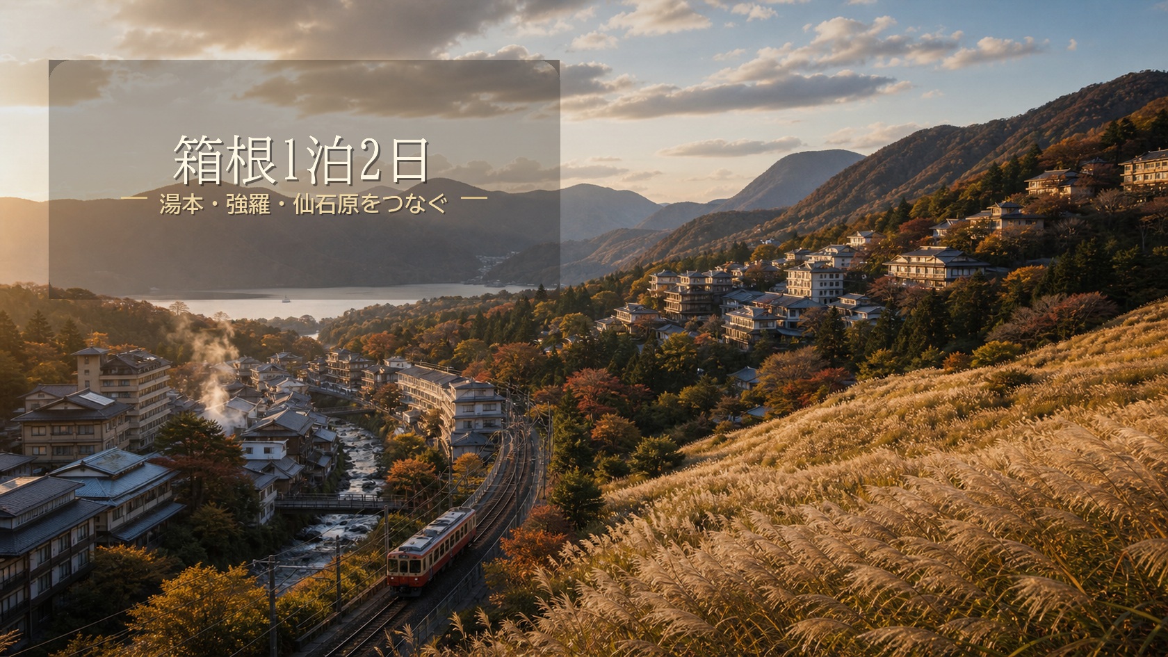 箱根湯本・強羅・仙石原を1泊2日でどう回る？宿泊地別モデルコースのアイキャッチ画像