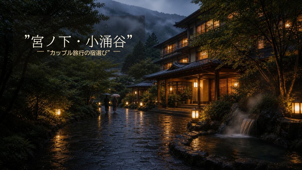 宮ノ下・小涌谷でカップル旅行におすすめの宿7選｜温泉・食事・宿時間で選ぶ