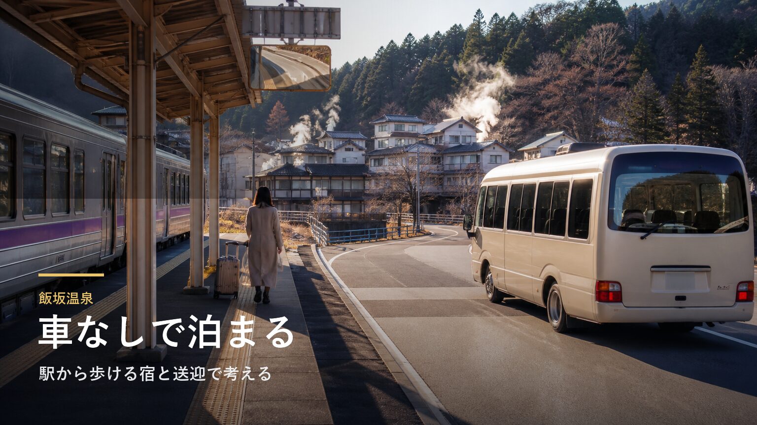 飯坂温泉を車なしで楽しむ宿選び｜駅から歩ける宿と送迎で考える