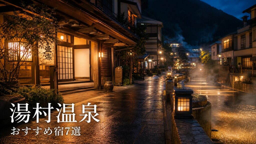 湯村温泉のおすすめ宿7選|荒湯散策・温泉・料理で選ぶ