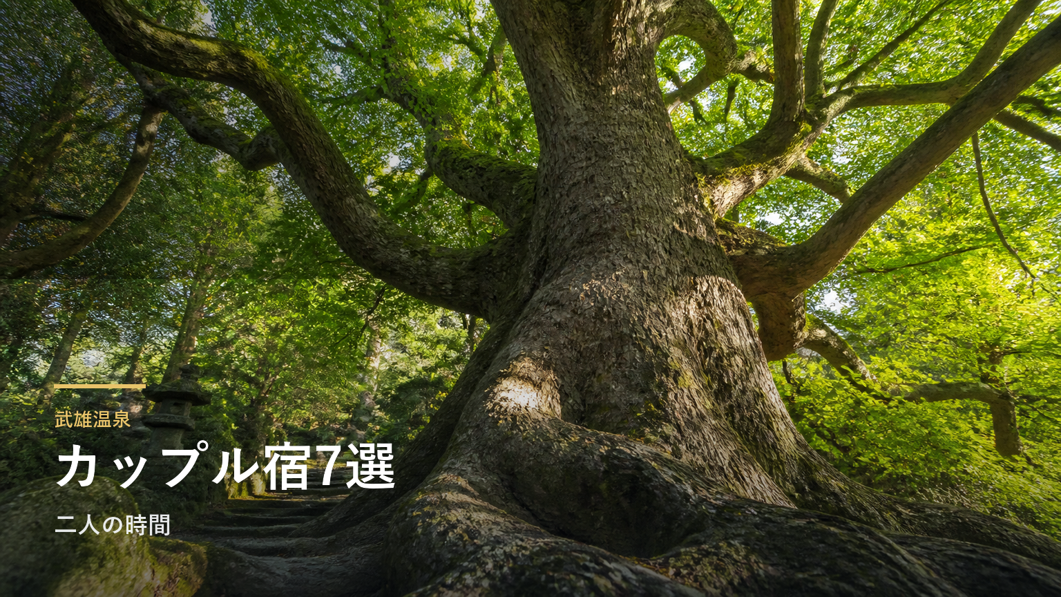武雄温泉のカップルにおすすめの旅館7選｜二人の時間で選ぶ