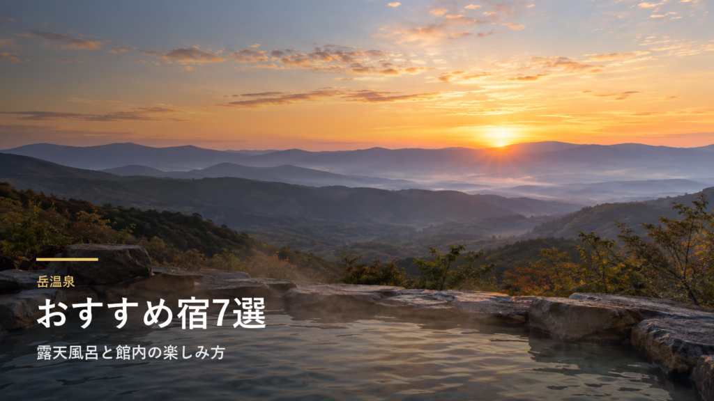 福島・岳温泉のおすすめ宿7選｜露天風呂と館内の楽しみ方で選ぶ