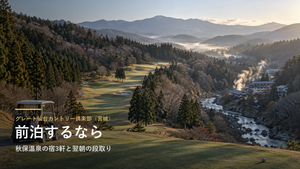 グレート仙台カントリー倶楽部（宮城） 前泊するなら