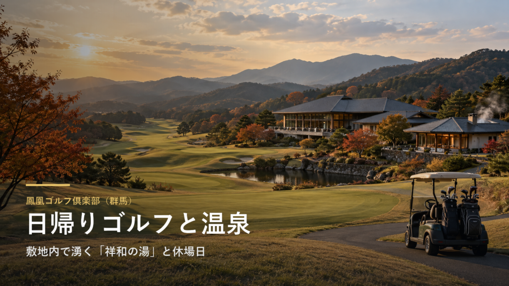 鳳凰ゴルフ倶楽部（群馬） 日帰りゴルフと温泉