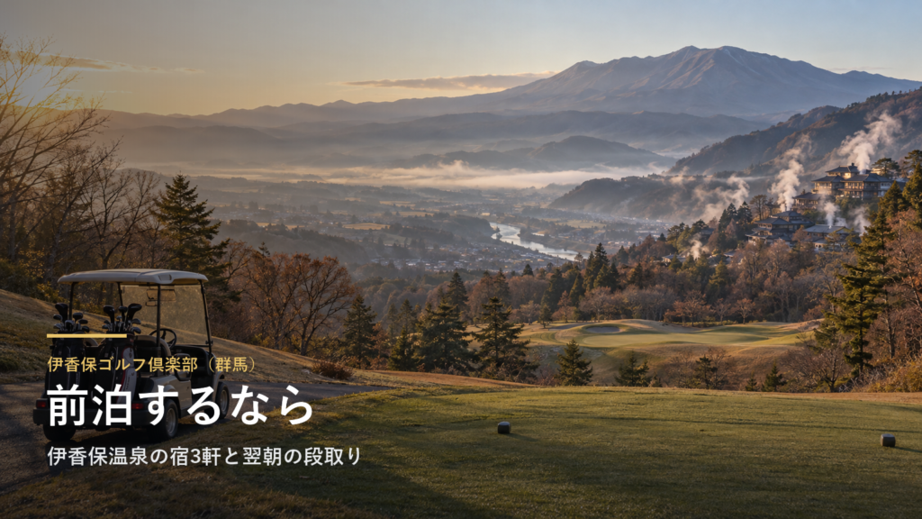 伊香保ゴルフ倶楽部（群馬） 前泊するなら