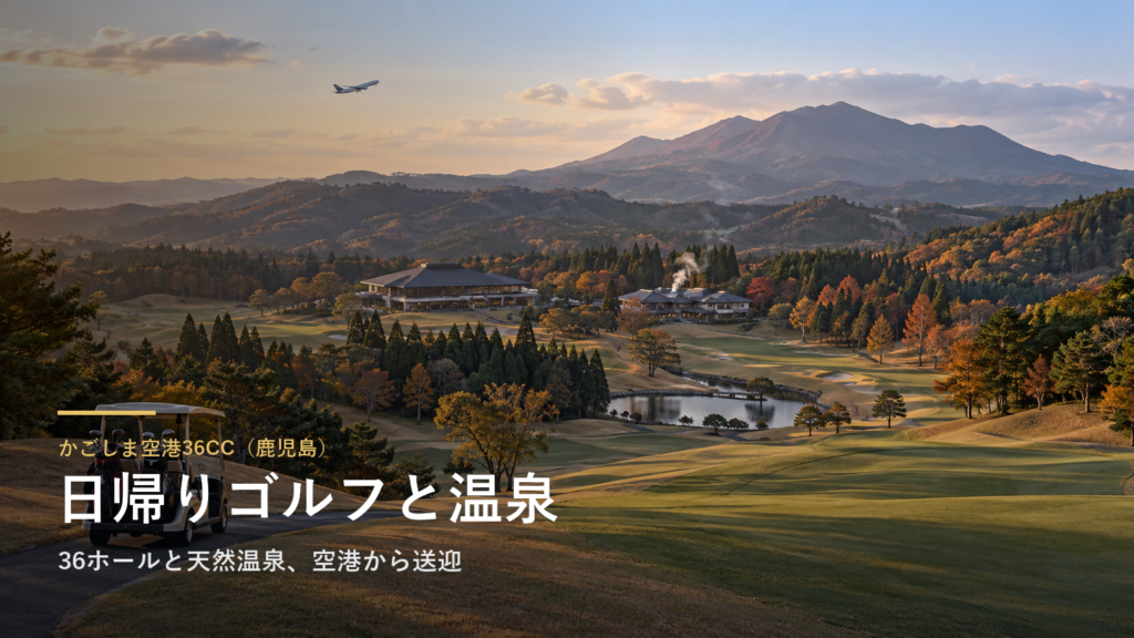 かごしま空港36CC（鹿児島） 日帰りゴルフと温泉