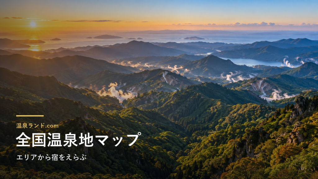 全国温泉地マップ|エリアから宿をえらぶ