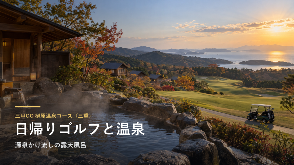 三甲GC 榊原温泉コース（三重） 日帰りゴルフと温泉