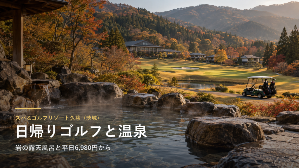 スパ＆ゴルフリゾート久慈（茨城） 日帰りゴルフと温泉