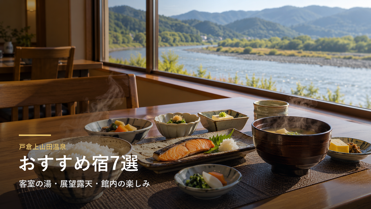 長野・戸倉上山田温泉のおすすめ宿7選｜客室の湯・展望露天・館内の楽しみで選ぶ