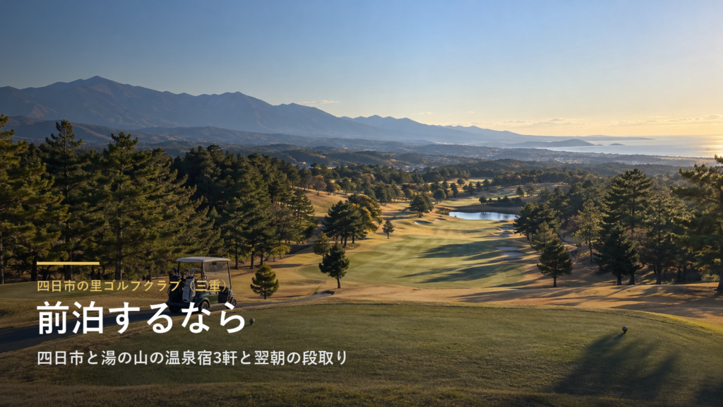 四日市の里ゴルフクラブ（三重） 前泊するなら